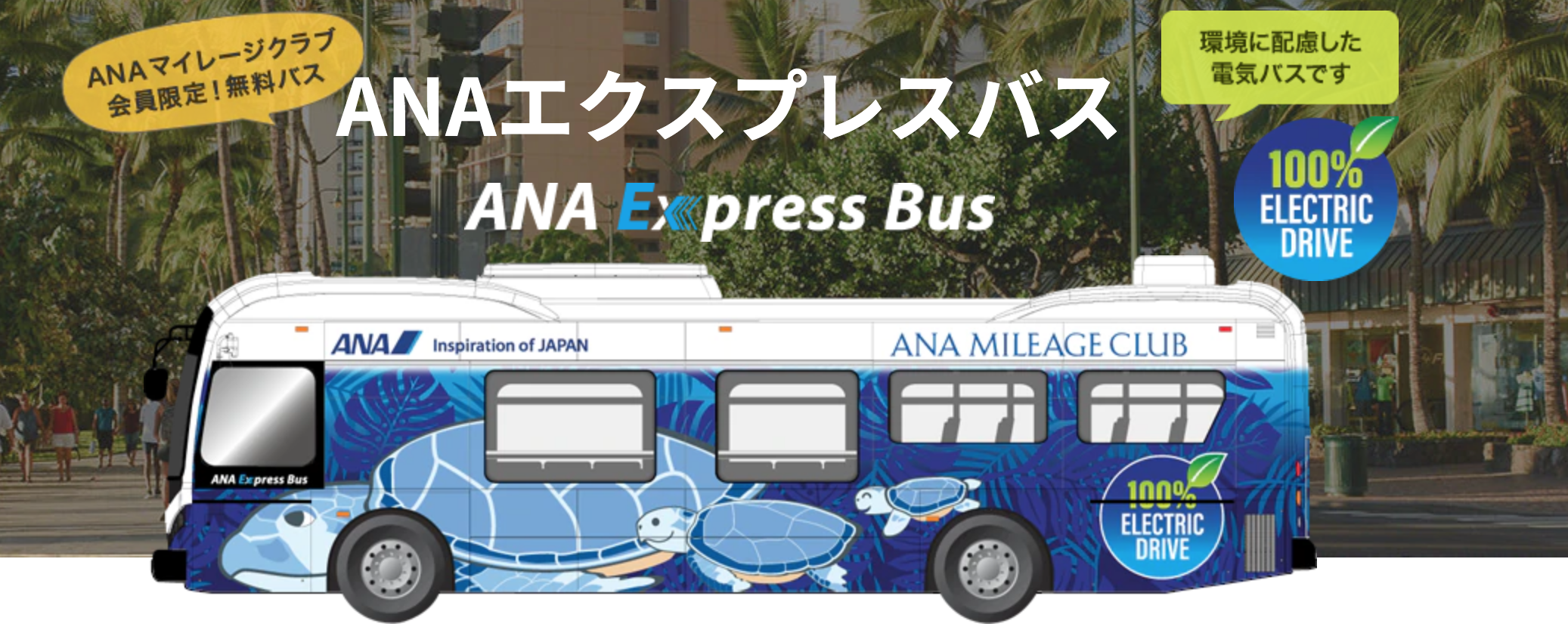Anaでハワイに行くなら ワイキキ アラモアナセンター直通のanaエクスプレスバスが便利 ハワイとマイルとポイ活を愛する私の旅情報